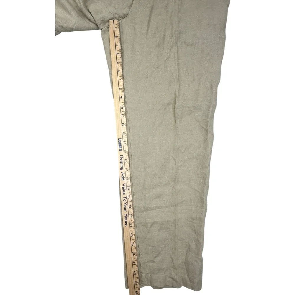 Daniel Cremieux Mens Classics Biarritz Pants 100% Linen Tan 36x30 Beachy Costal